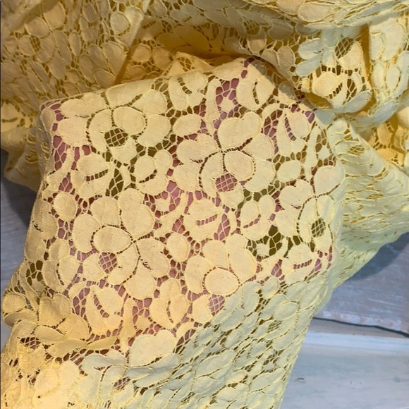 David’s Bridal Yellow Strapless Dress - Picture 3 of 7